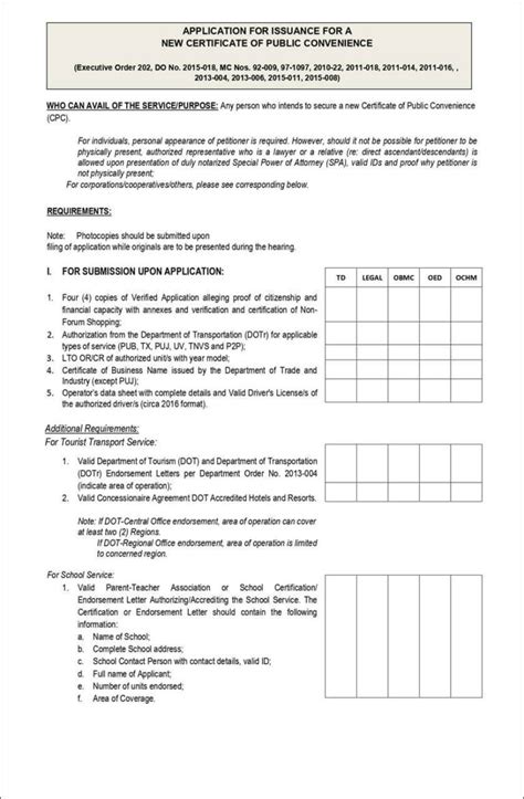 certificate of public convenience ltfrb|LTFRB now accepting transfer requests for PUV franchise.